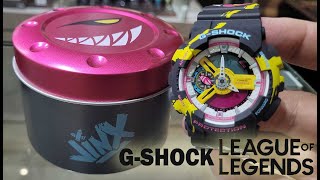 Relógio GSHOCK League Of Legends GA110LL1ADR Collab New Look Time Relógios [upl. by Ilonka]