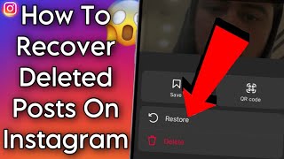 How To RecoverRestore Deleted Instagram Posts Froms Years Ago [upl. by Hugon526]