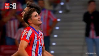 Julián Alvarez first Goal for Atlético Madrid Atlético Madrid vs Valencia 30 Goals amp Highlights [upl. by Yrak]