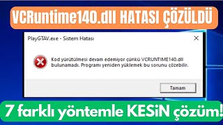 VCRUNTIME140dll Hatası ve Kesin Çözümü [upl. by Amlez]