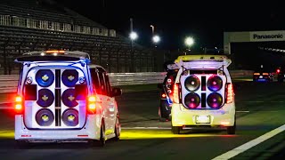 存在感強すぎる ワイスピのテーマ曲を爆音で流しながらサーキットを走る音響族！ FuelFest2024 [upl. by Ycaj]