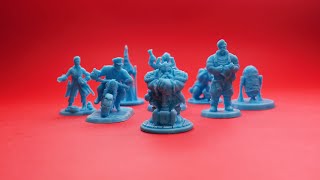 Making Minis on a 3D Printer  3D Printing Timelapse [upl. by Allegna348]