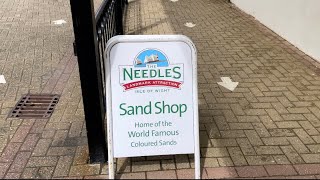 The Needles Landmark Attraction  Isle of Wight  The Sand Shop  Home of World Famous Colored Sands [upl. by Abbie]