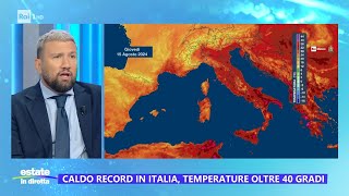 Caldo record in Italia le previsioni per ferragosto  Estate in diretta 13082024 [upl. by Amri]