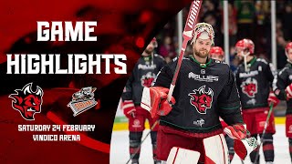 Cardiff Devils v Sheffield Steelers  February 24th 2024  Highlights [upl. by Meda]