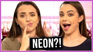 Merrell Twins NEON CHALLENGE  Closet Wars [upl. by Gomer]