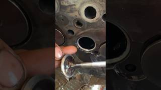 valve lapping using drill mechanic nm shortvideo [upl. by Llekcir]