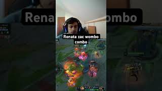 Insane zac and renata wombo combo  League of Legends shorts leagueoflegends [upl. by Halullat74]