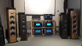 Sonus Faber Sonetto VIII Sonus faber Lumina V Mcintosh power amplifier Hifirose streamer [upl. by Zillah]