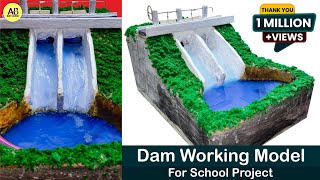 How to make dam working model for school Project [upl. by Leonardo]