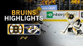 Bruins Highlights Boston Takes On Nashville For Final Game Of Road Trip [upl. by Enuahs160]