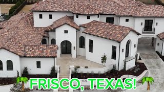 TOUR AN ULTRA LUXURY MANSION IN FRISCO TEXAS [upl. by Nauqal96]