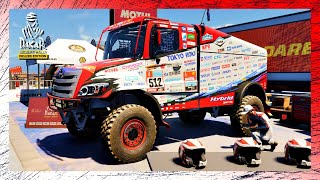 【Dakar Desert Rally】HINO 600 Hybrid [upl. by Rehm738]