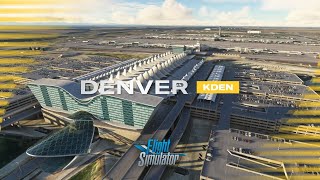 KDEN Denver Scenery by FeelThere for Microsoft Flight Simulator [upl. by Anitsugua]