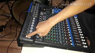 Cara setting mixer yamaha mg16xu  how to set up mixer [upl. by Blayze]