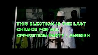 Jammeh addresses Militant at a meeting in Essau North Bank Region 2016 Election [upl. by Hay]