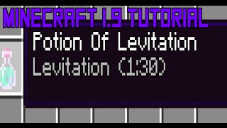 Minecraft 19 How to make a Levitation Potion Normal Splash and Lingering [upl. by Elleved]