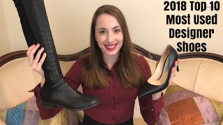 Top 10 Most Used Luxury amp Designer Shoes of 2018 [upl. by Jami]