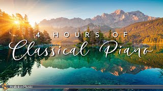 4 Hours Classical Piano Music for Studying Concentration Relaxation [upl. by Einra312]