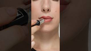 Easy nude lip liner and satin finish lipstick combination look for everyday lipstick lipliner [upl. by Urbannai237]