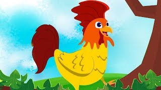 Murga Bole Kukdoo Koo  मुर्गा बोले कुकड़ू कू  Hindi Nursery Rhymes  Animal Sounds  Kids Rhymes [upl. by Magas]