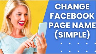 How to Change Your Facebook Page Name in 2024 [upl. by Rosenstein]