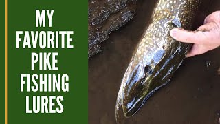 Best Lure For Pike  Tips For Fisherman  Northern Pike River Fishing [upl. by Hsak271]