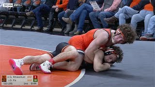 133lbs Daton Fix Oklahoma State vs Gabe Whisenhunt Oregon State [upl. by Atnwahs959]