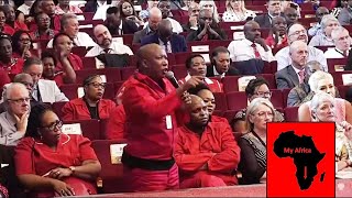 Police Minister Bheki Cele vs EFF Julius Malema And DA John Steenhuisen  Parliament SONA 23 [upl. by Berkman]