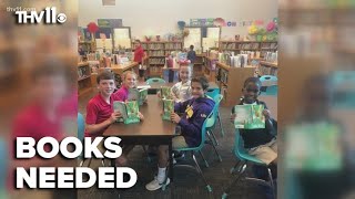 North Little Rock school in need of book donations after flood destroys wing of classrooms [upl. by Eseela]