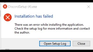 Discord installation has failed hatası ÇÖZÜMÜ [upl. by Shaylynn]