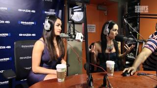 Bella Twins on How they Began Wrestling and John Cenas Rapping on Sway in the Morning [upl. by Nit]