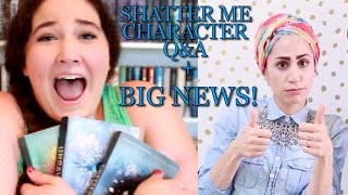 Shatter Me Character QampA w TAHEREH MAFI ANNOUNCEMENT [upl. by Illom]