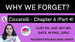 PSYCHOLOGY Ciccarelli Chapter 6  Part 4  FORGETTING amp THEORIES  Mind Review [upl. by Boj]