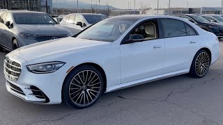 2024 MercedesBenz SClass S 580 4MATIC Sedan Test Drive REVIEW [upl. by Jenei]