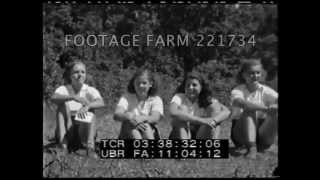 1940 Camp Bergwald Activities 22173403  Footage Farm [upl. by Maynard]