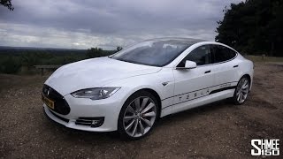 Tesla Model S P85D  Test Drive InDepth Tour and Impressions [upl. by Akinej523]