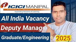 New ICICI Bank PO Deputy Manager Job 2025 Salary 550 LPA  EmploymentGuruji [upl. by Ahsela]