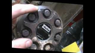 how to disassemble a parker hydraulic wheel motor [upl. by Lrad]