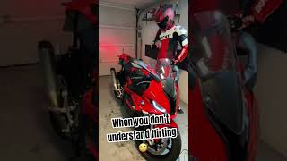 When you don’t understand flirting flirting motorcycle motorrad fy fypシ゚viral funny [upl. by Secnirp]