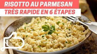 Recette Facile  Risotto au Parmesan Crémeux en 6 Étapes Rapides [upl. by Wittenburg249]