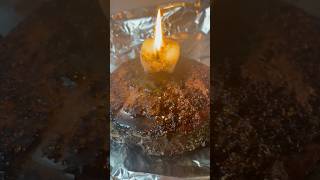 Resting your Steak with a beef tallow candle homecook bbq [upl. by Nivel]