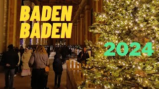 Baden Baden  Urlaub in Deutschland 2024 Teil 1 Sehenswürdigkeiten Tipps Highlights Weihnachtsmarkt [upl. by Alliw851]