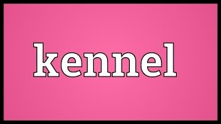 Kennel Meaning [upl. by Ogires]