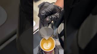 🥰wings🪽tulip🌷amazing coffee ☕️ 😘barista coffee coffeeart saudiarabia 🇸🇦modernsupplysa [upl. by Aidole]