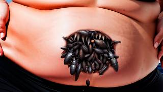 ASMR Belly Button Care  Treating Maggots in an Infected Belly Button [upl. by Christis]