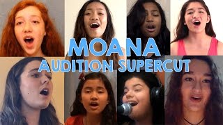 Moana Audition Supercut How Far Ill Go [upl. by Casia]