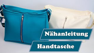 Handtasche nähen mit Reißverschluss  Schnittmuster Handtasche Rio [upl. by Stultz]