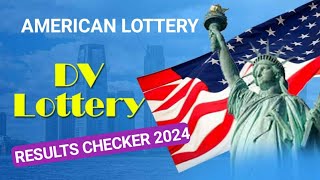 How to check DV lottery results  American lottery 2025 step by step guide [upl. by Tartan740]