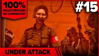 Wolfenstein The New Order 100 Cinematic Walkthrough Über All Perks 15 UNDER ATTACK [upl. by Swan]